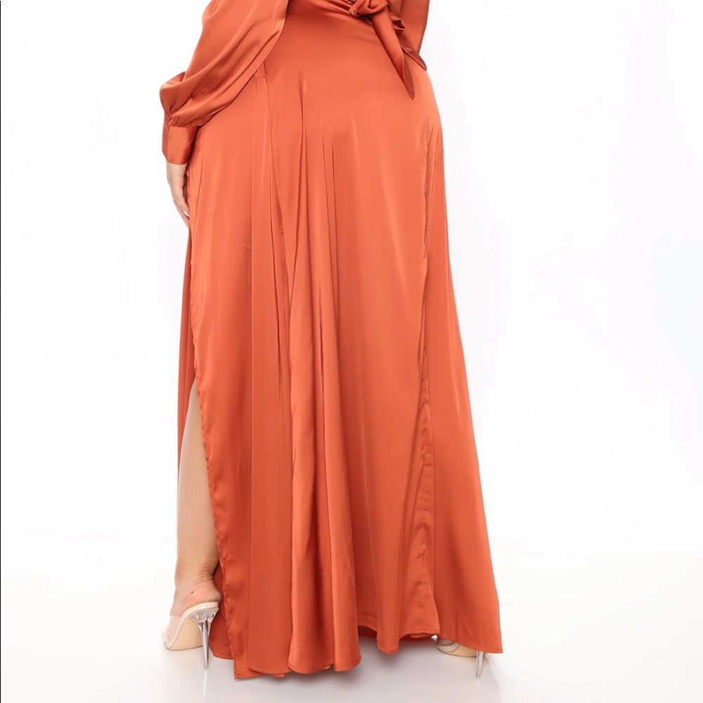 Fashion Nova High Slit Dress - Picture 3 of 6